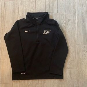 PURDUE boys half zip